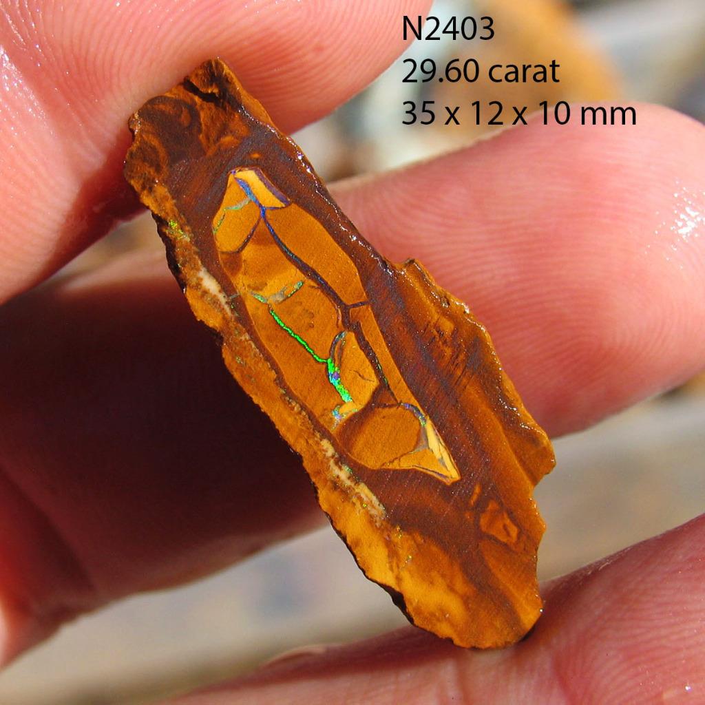 Rough Boulder Opal 29.6 ct 100% Australian Natural Rough Opal From QLD