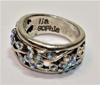 Lia Sophia Ornamental Ring Size 9