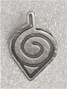 Vintage Signed 2002 MASASHI KISHIMOTO SIGN Pewter tone Made Japan
