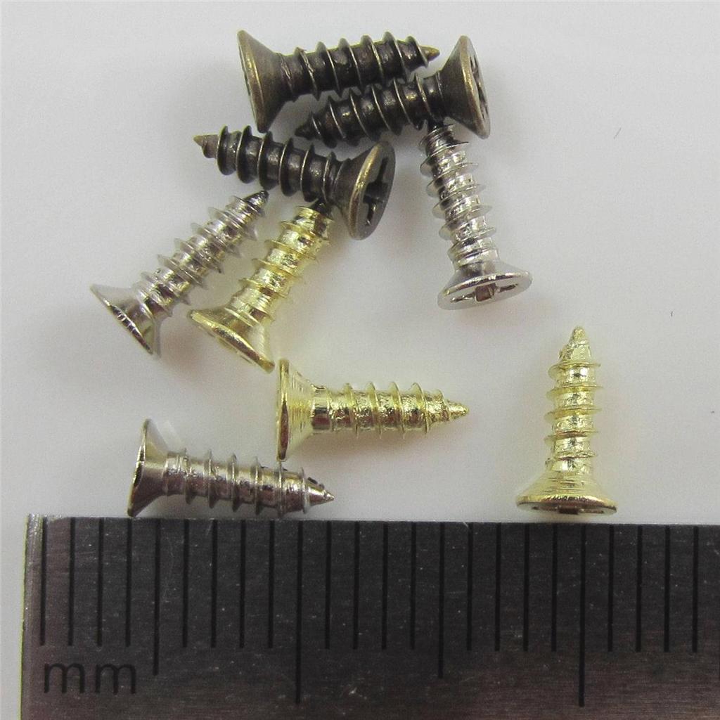 2mm x 8mm STEEL POZI SCREWS DOLLSHOUSE TINY MICRO MODEL MINIATURE SCREWS SMALL