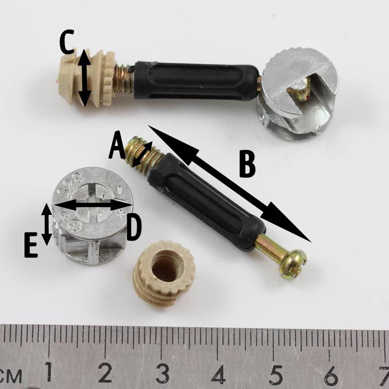 LOCKING CAM BOLTS & FIXING FURNITURE *2 SIZES FLATPACK FITTING eBay