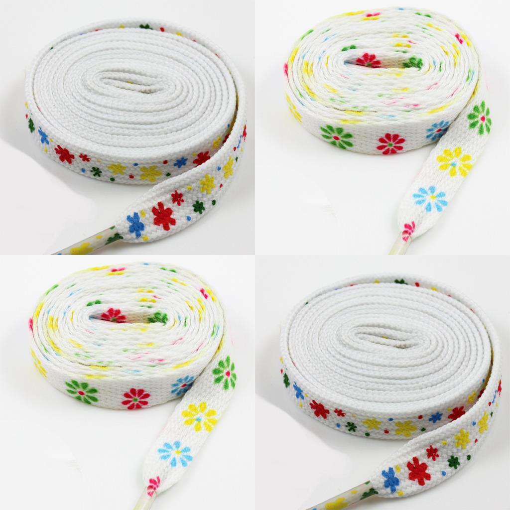 floral shoe laces