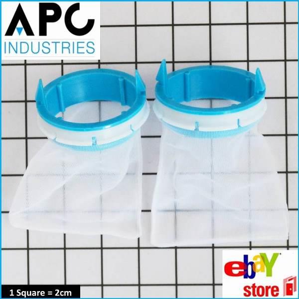 2x GENUINE SIMPSON WESTINGHOUSE WASHING MACHINE LINT FILTER 0564257398