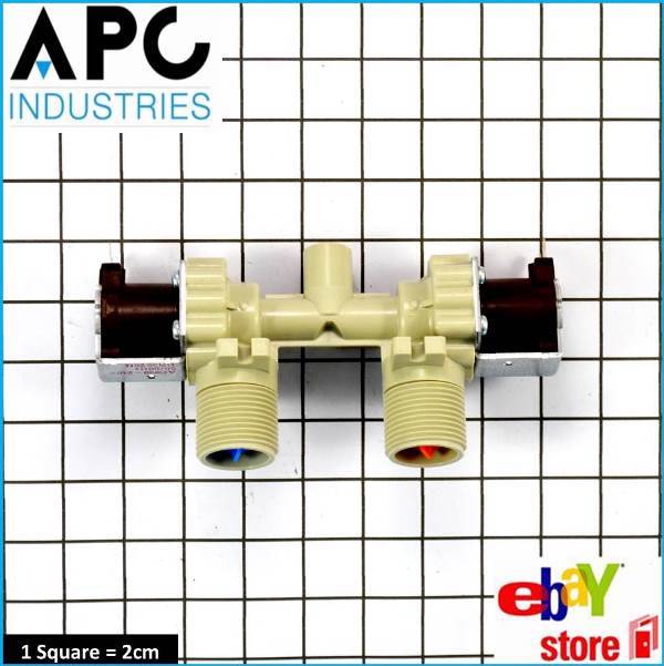 GENUINE LG WASHING MACHINE DUAL WATER INLET VALVE PART 5221EA2001A eBay