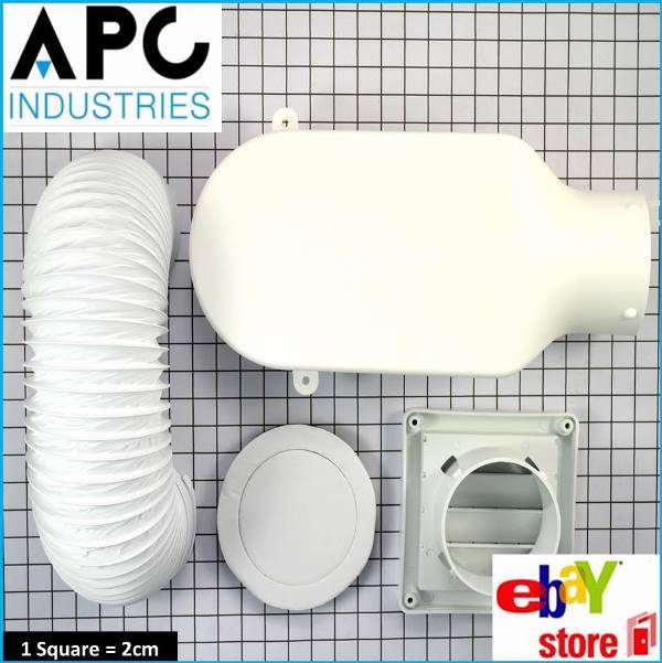 GEN SIMPSON WESTINGHOUSE ELECTROLUX DRYER VENT KIT FLEX DUCT DVK006