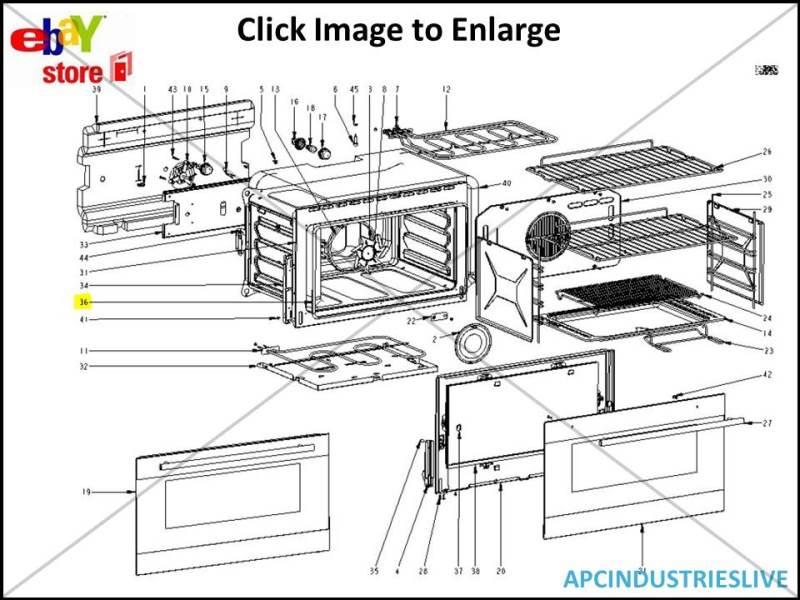GENUINE BLANCO OVEN DOOR SEAL SUIT BFS95FFF BFS95WB BOSE75X