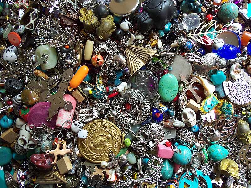 Hickerson ALTERED ART CHARMS BEADS Steampunk 1 LB LOT!! | eBay