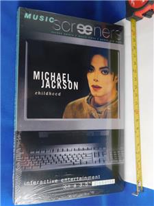MICHAEL JACKSON CHILDHOOD MUSIC SCREENERS 1995 SONY VIDEO GAME 3.5