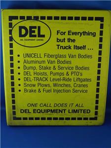 Unicell One Piece Fiberglass Van Bodies Del Equipment Reading