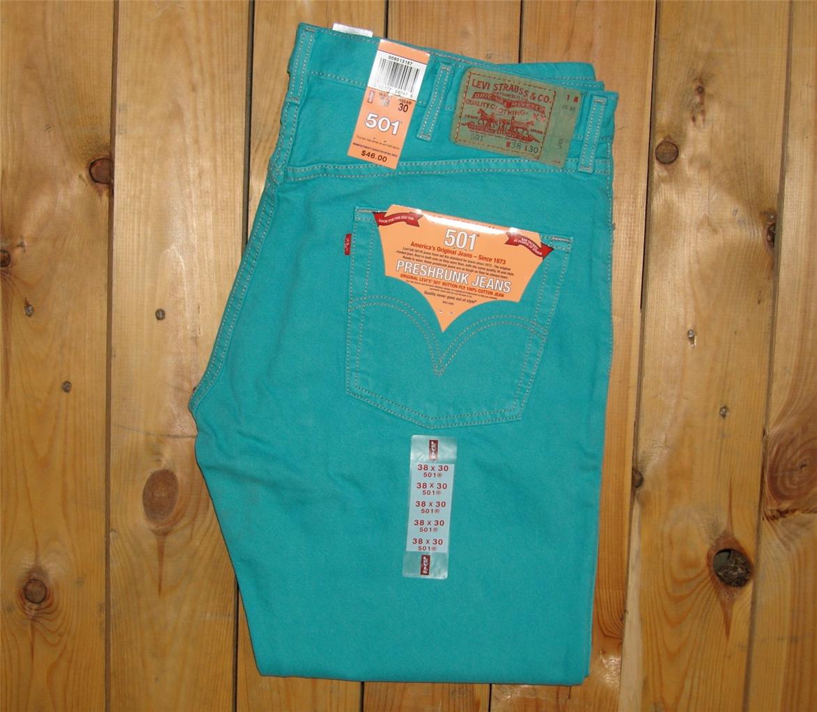 Levi's Men's 501 Straight Leg Buttonfly Jeans Vintage Colors | eBay