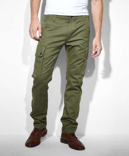 Levi's Men's 508 Slim Fit Taper Cargo Pants Caraway and Ivy Green | eBay