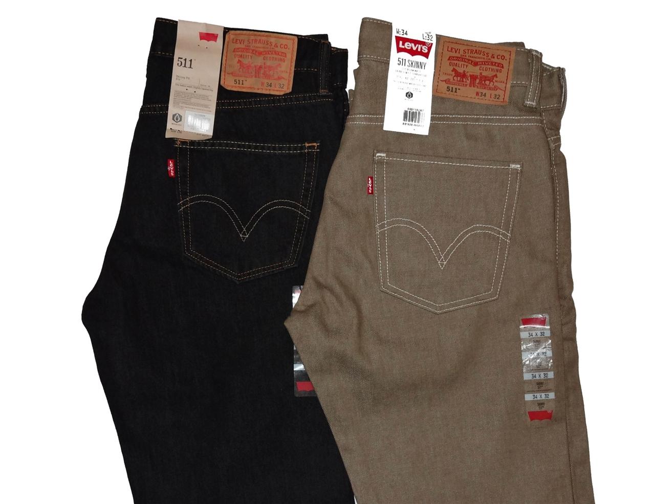 Levi's Men's 511 Skinny Fit Jeans 2 Colors 34 x 32 | eBay