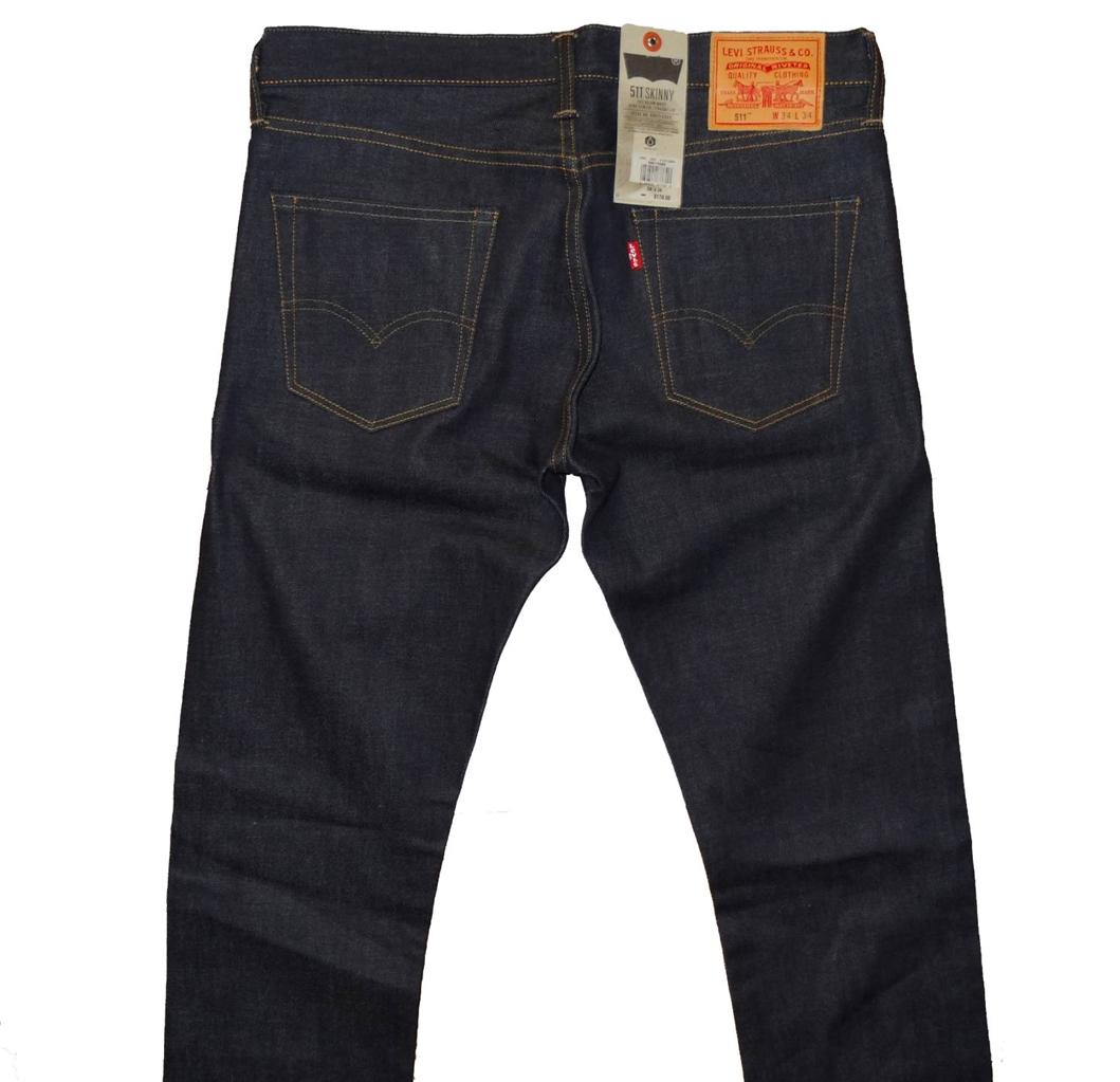 Levi's 511 Made in USA Selvedge Skinny Jeans // Raw Men's Denim #0352 ...