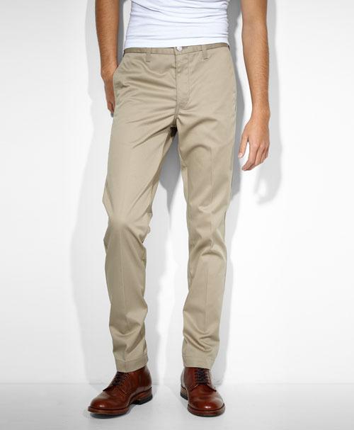 Levi's Men's 511 Slim Fit Sta-Prest Pants Olive Beige Metal NWT 33 34 ...