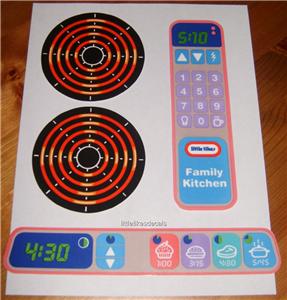 Little Tikes Victorian Play Kitchen little tikes country, victorian or family kitchen sticker decals Little Tikes Victorian Play Kitchen little tikes country, victorian or family kitchen sticker decals