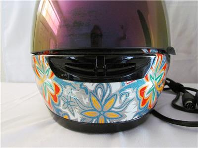 Suomy Spec 1R Extreme Flower Anthracite Motorcycle Helmet Sparkle