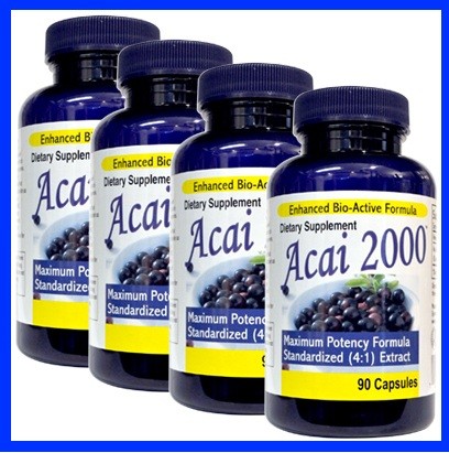 4x Pure Premium 2000mg ACAI Berry Dieting Slimming Fat Burner Weight ...