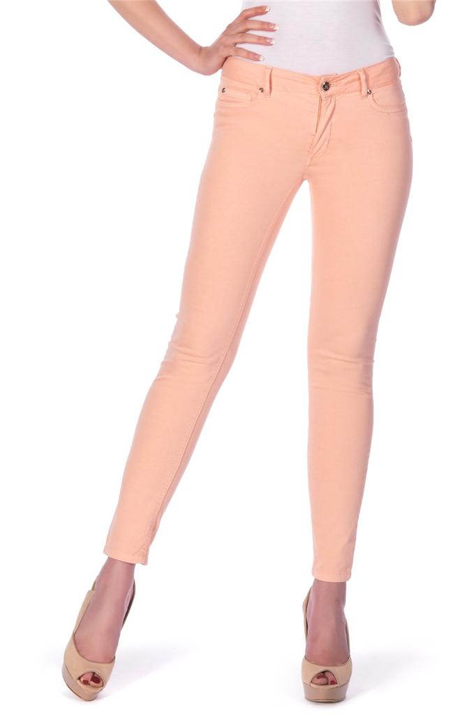 Designer Skinny Jeans Peachy-Pink AntiCellulite Slimming ShapeWear ...