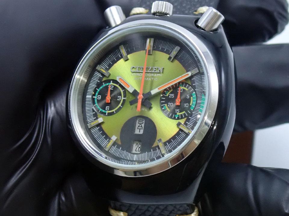 チャッピー Citizen 8110 Automatic 4-901088K Flyback Chronograph Mens Watch