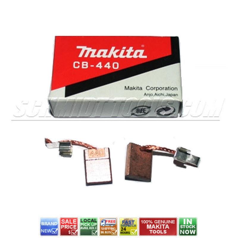 MAKITA 18V GENUINE CARBON BRUSH SET CB440 SUITS MOST LXT DRILLS