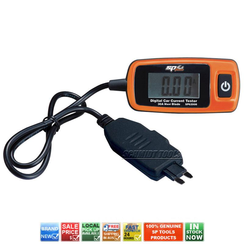 SP TOOLS SP62008 DIGITAL AUTOMOTIVE FUSE CURRENT TESTER 30A MAXI BLADE