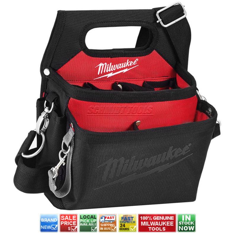 MILWAUKEE 48228112 ELECTRICIANS WORK POUCH TOOL CARRIER With QUICK ADJUST BELT 45242509157 eBay