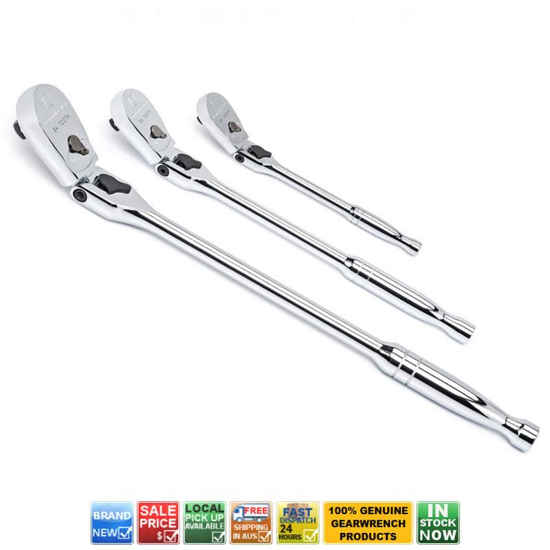 GEARWRENCH 81276 LOCKING FLEX HEAD RATCHET SET 1/4", 3/8" & 1/2" 3