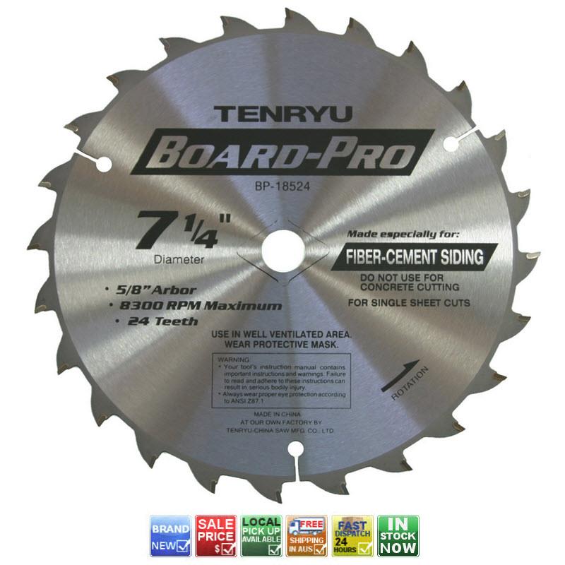 Tenryu 24t Fibre Cement Sheet Cutting Circular Saw Blade 185mm 7 1 4 Board Pro 609778102246 Ebay