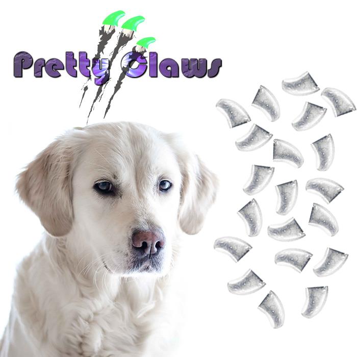 60 PIECE Soft Nail Caps for Dog Claws ~ PRETTY CLAWS BRAND Keeps Their Paws Off - Picture 2 of 4