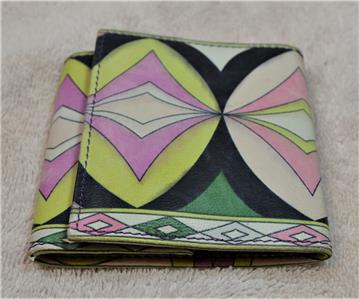 VTG Designer Emilio Pucci Italy multi-color small leather chain
