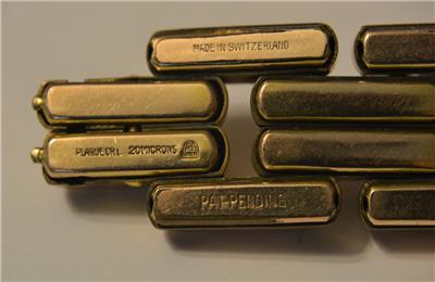 VTG Heavy Links MGBM Geneva Switzerland 20 Micron Gold