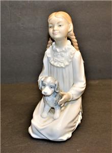 西洋人形NAO LLADRO スペイン ナオ製 ウサギを抱く女性 Lladro NAO Spain Figurine Girl with Bunny Rabbit | eBay