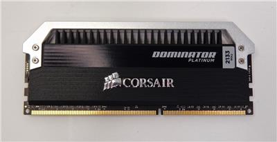 Mémoire RAM Corsair Dominator Platinum 8 Go DDR3 2133 MHz - CM3X8GA2133C9D8, 240 Broches, Occasion
