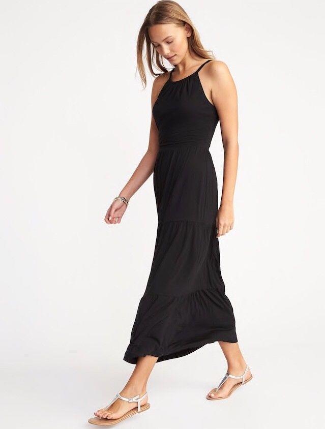 old navy high neck maxi dress