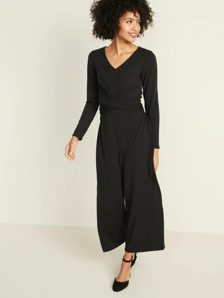 jersey knit jumpsuit