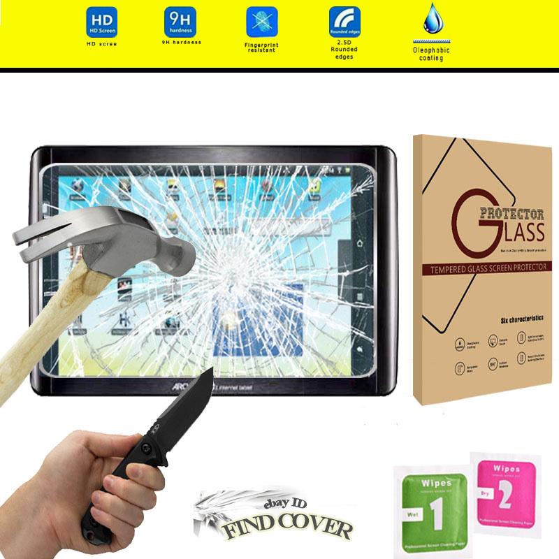 Tablet Tempered Glass Screen Protector Cover For ARCHOS 101 Cobalt 10.1/"