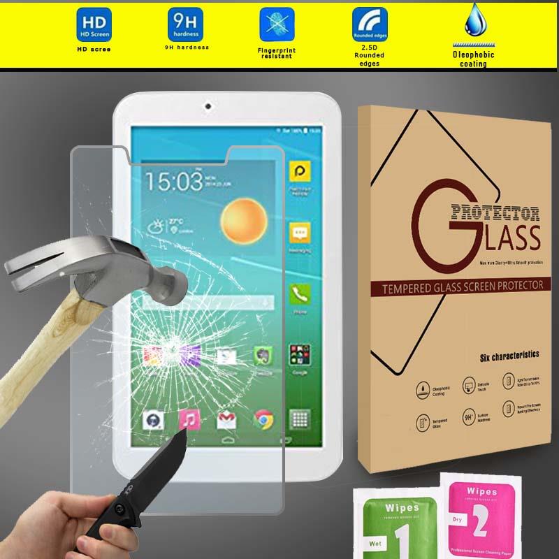Tablet Tempered Glass Screen Protector Cover Film For Alcatel