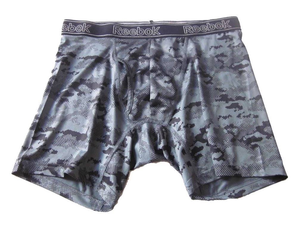 Mens Reebok CrossFit Camo Training Sport Boxer Brief Underwear Black ...