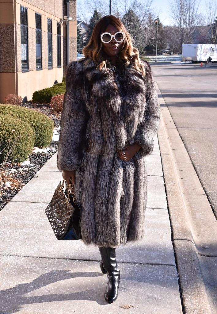 Full Length Fox Coat Clearance Up, Womens Full Length Fox Fur Coat