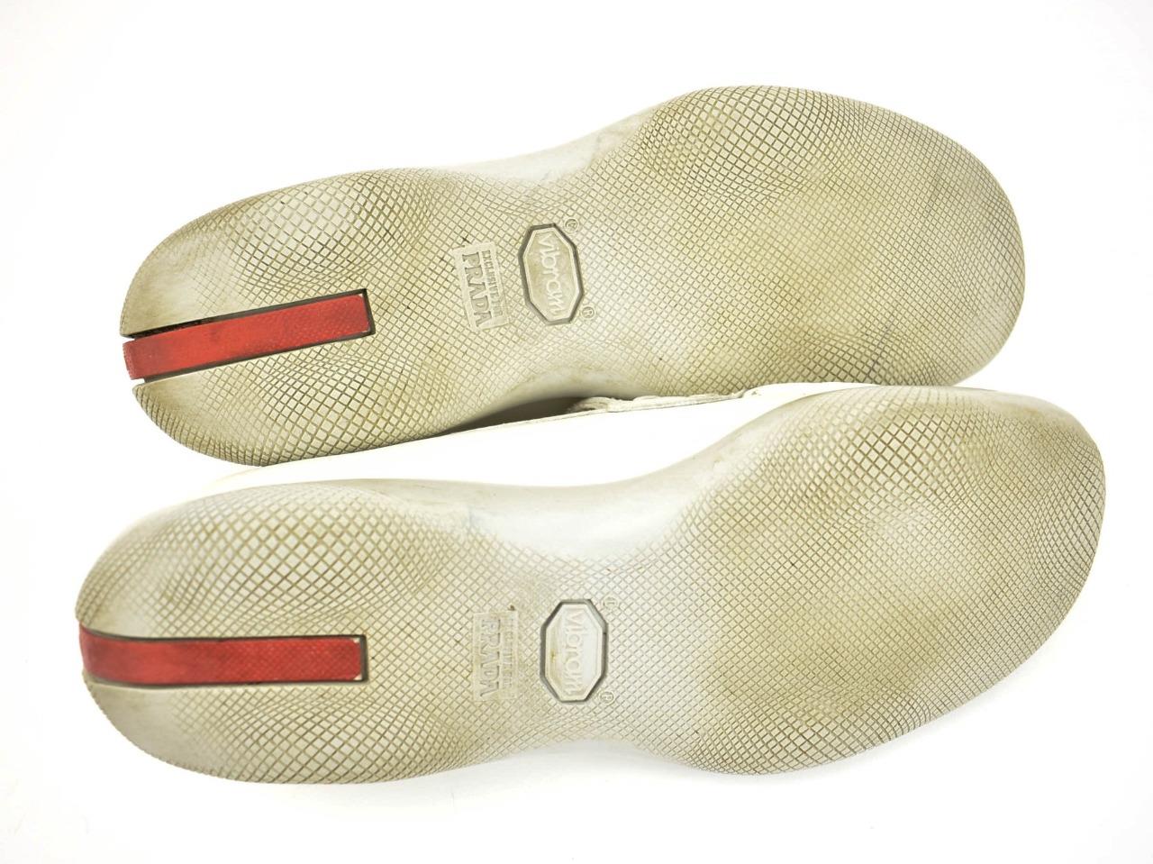 prada white loafers women