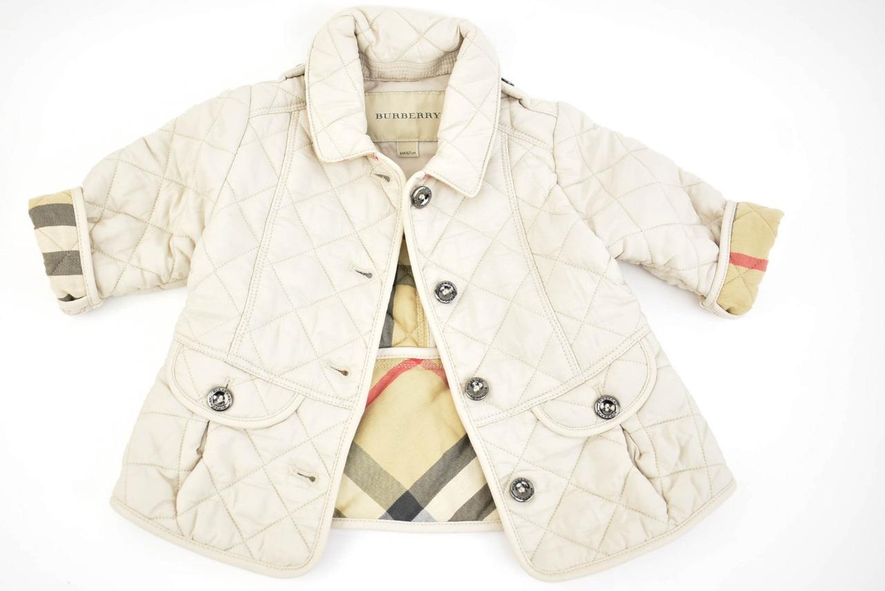 burberry baby quilted jacket