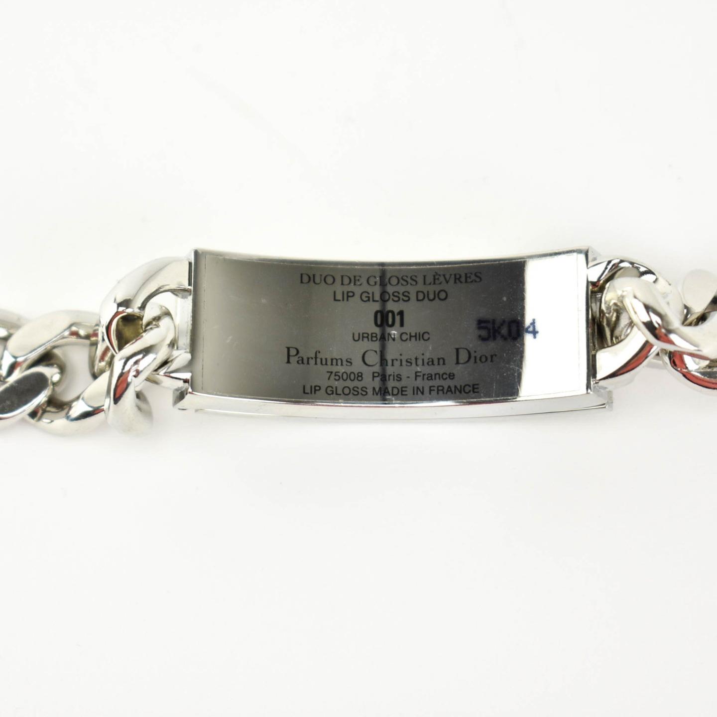 Download DIOR "Gourmette": Silver, Metal Chain & Logo ID Lip-Gloss ... Yellowimages Mockups