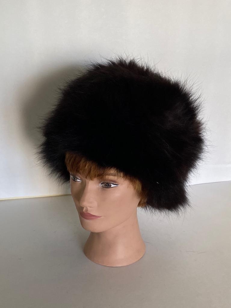 big fluffy hat