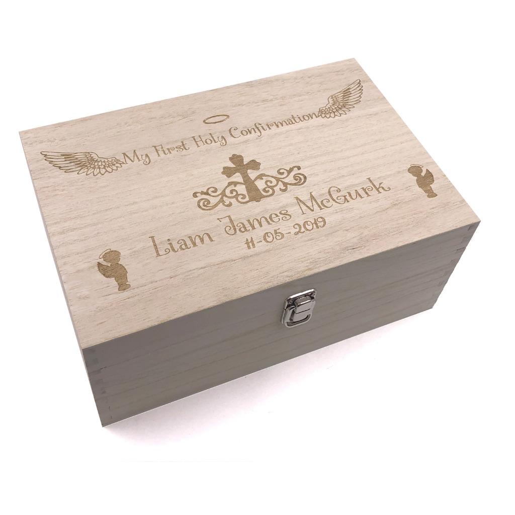 Special Dad Gift Personalised Large wooden Keepsake Box Gift HB-80