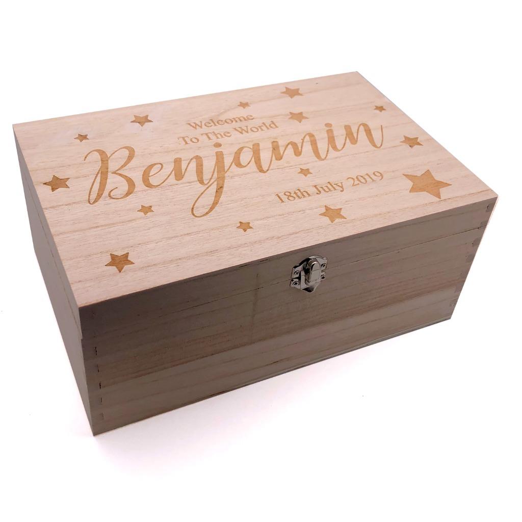 large baby keepsake box