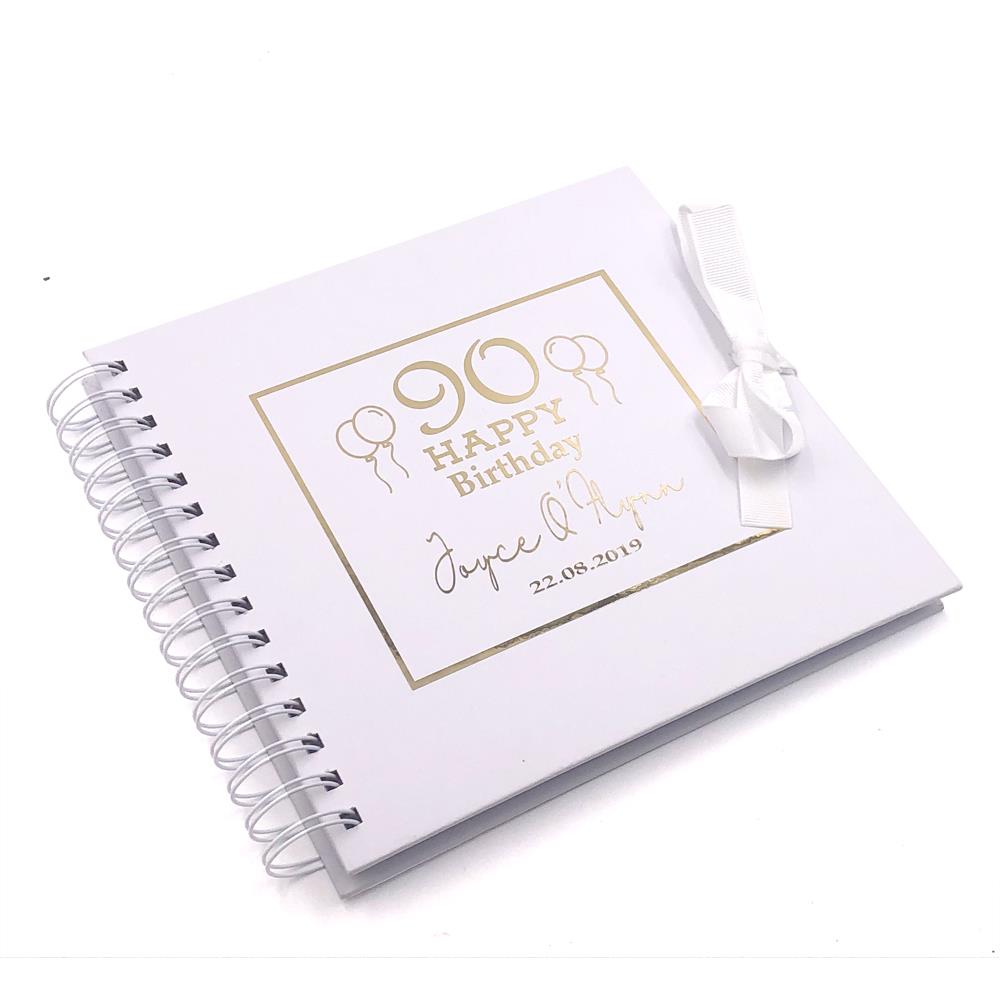 Raised Words Memories Book White Scrapbook Photo Album WHSCR-2
