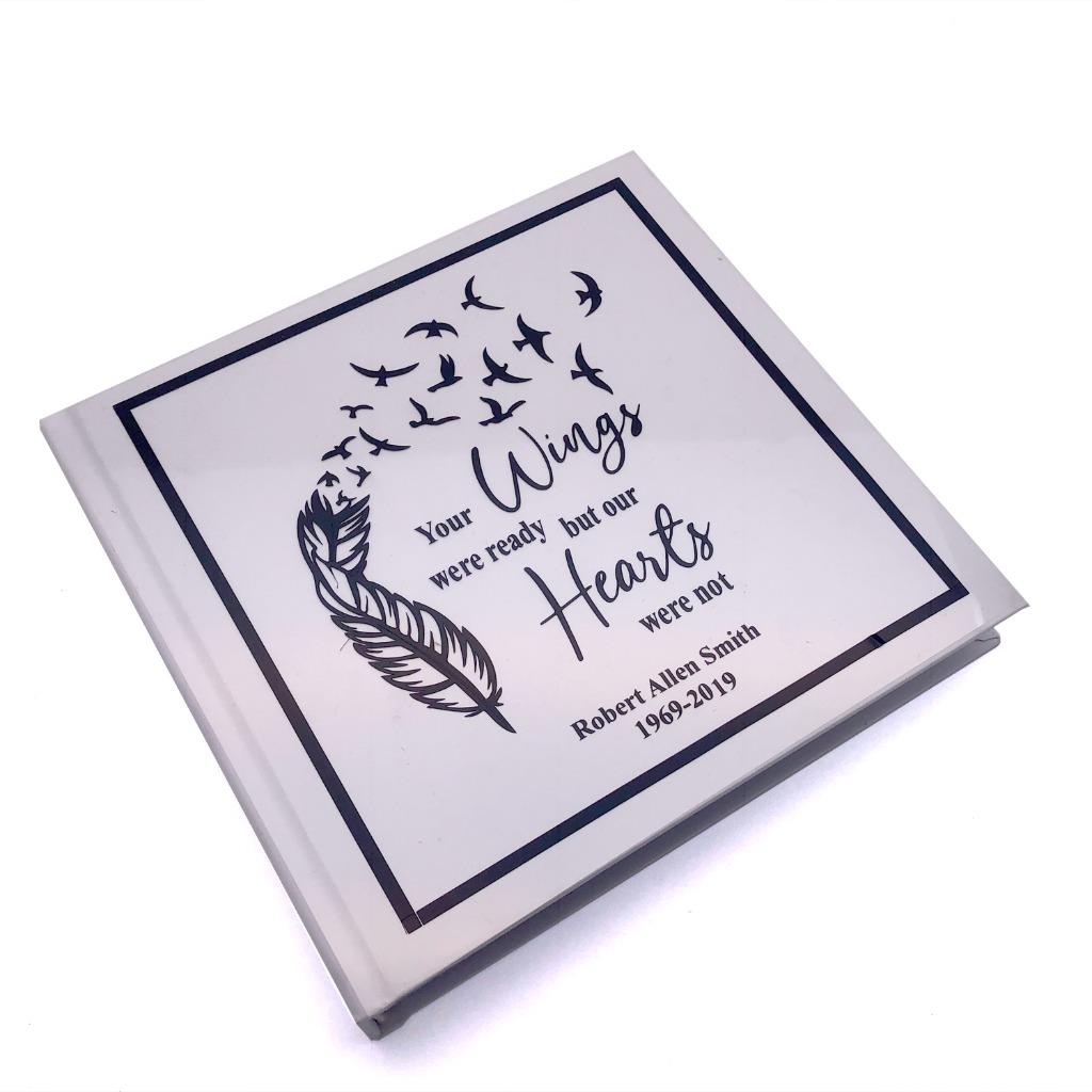 Personalised Memorial Remembrance Photo Album Keepsake Boxed FLPV21 eBay