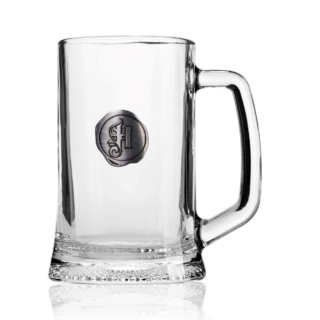 Personal Initial Letter Tankard Beer Glass Birthday Christmas Gift For Him