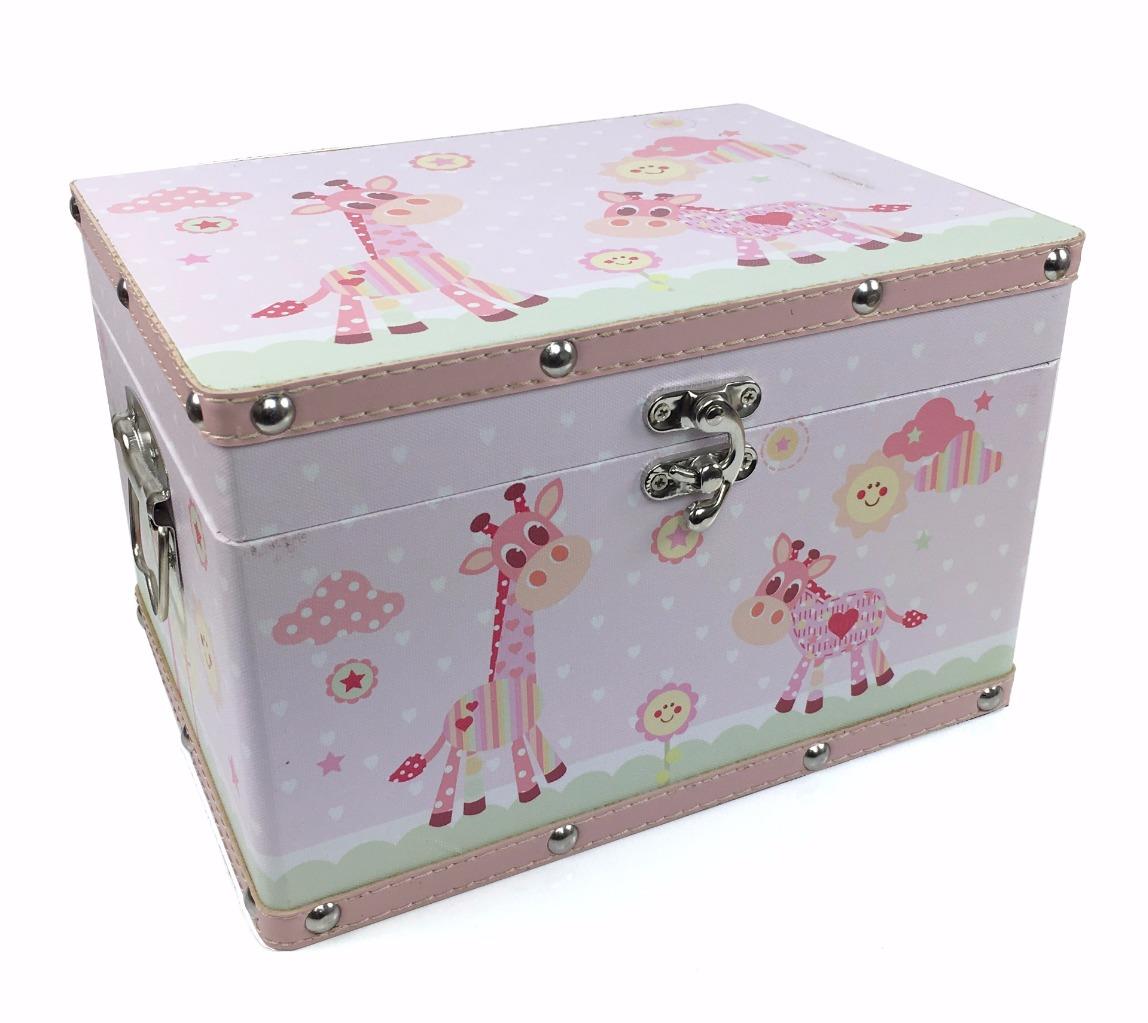Baby Girl Gift Wooden Keepsake Box Pink Leatherette Bonded LP27536 | eBay