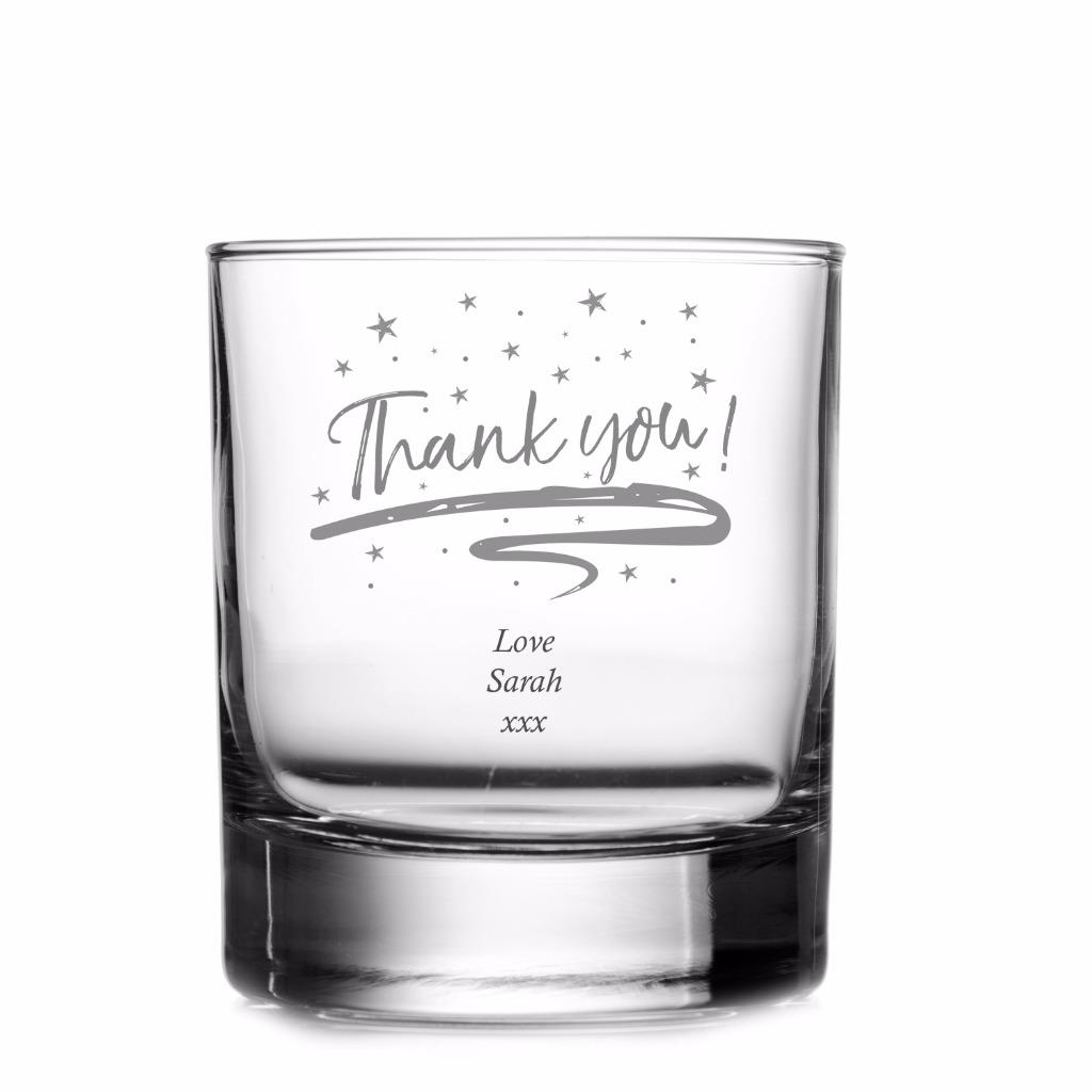 Personalised Engraved Whisky Glass With Eagle Design